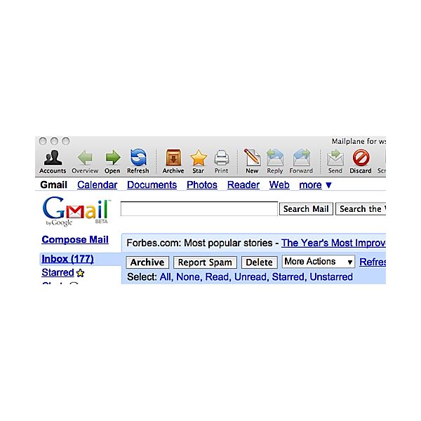 fee for gmail mac